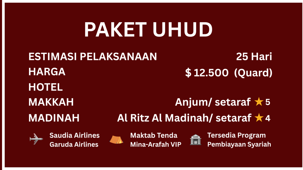 paket haji uhud revisi